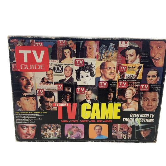 Vintage TV Guide TV Game Trivia Question Board Game in Box Preowned SOLD AS IS - Warehouse Toys