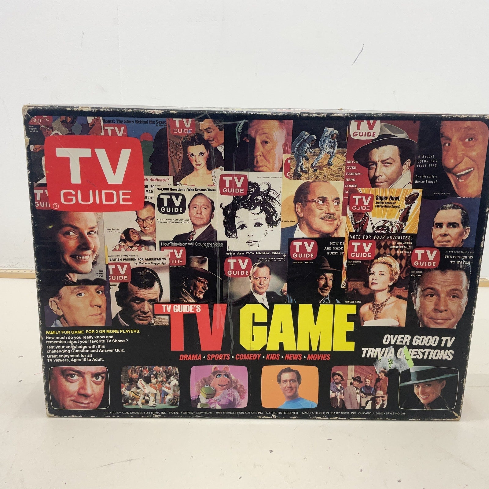 Vintage TV Guide TV Game Trivia Question Board Game in Box Preowned SOLD AS IS - Warehouse Toys