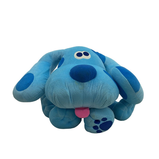 Vintage Tyco Nick Jr. Blue's Clues Blue Dog Large Jumbo Plush Doll Preowned - Warehouse Toys