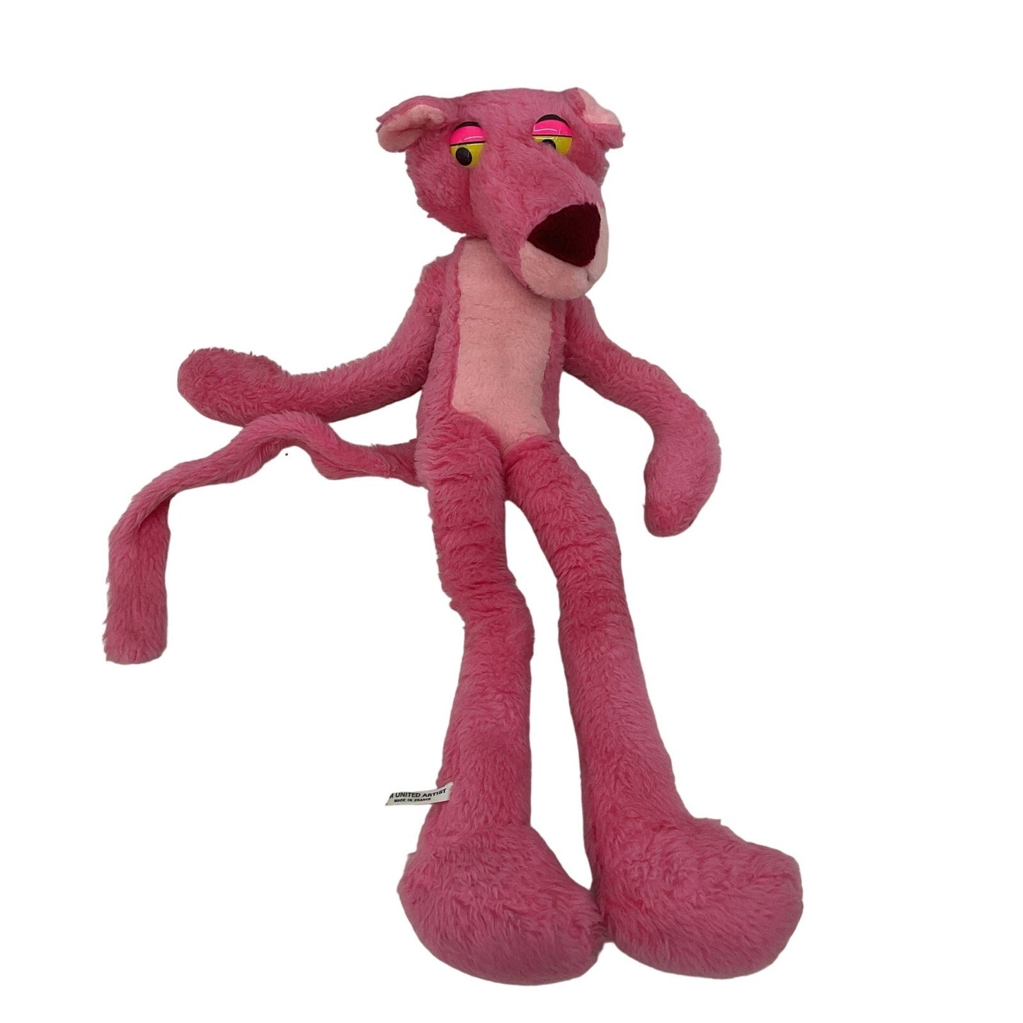 Vintage United Artist RARE Made in France Pink Panther Character Plush Doll - Warehouse Toys