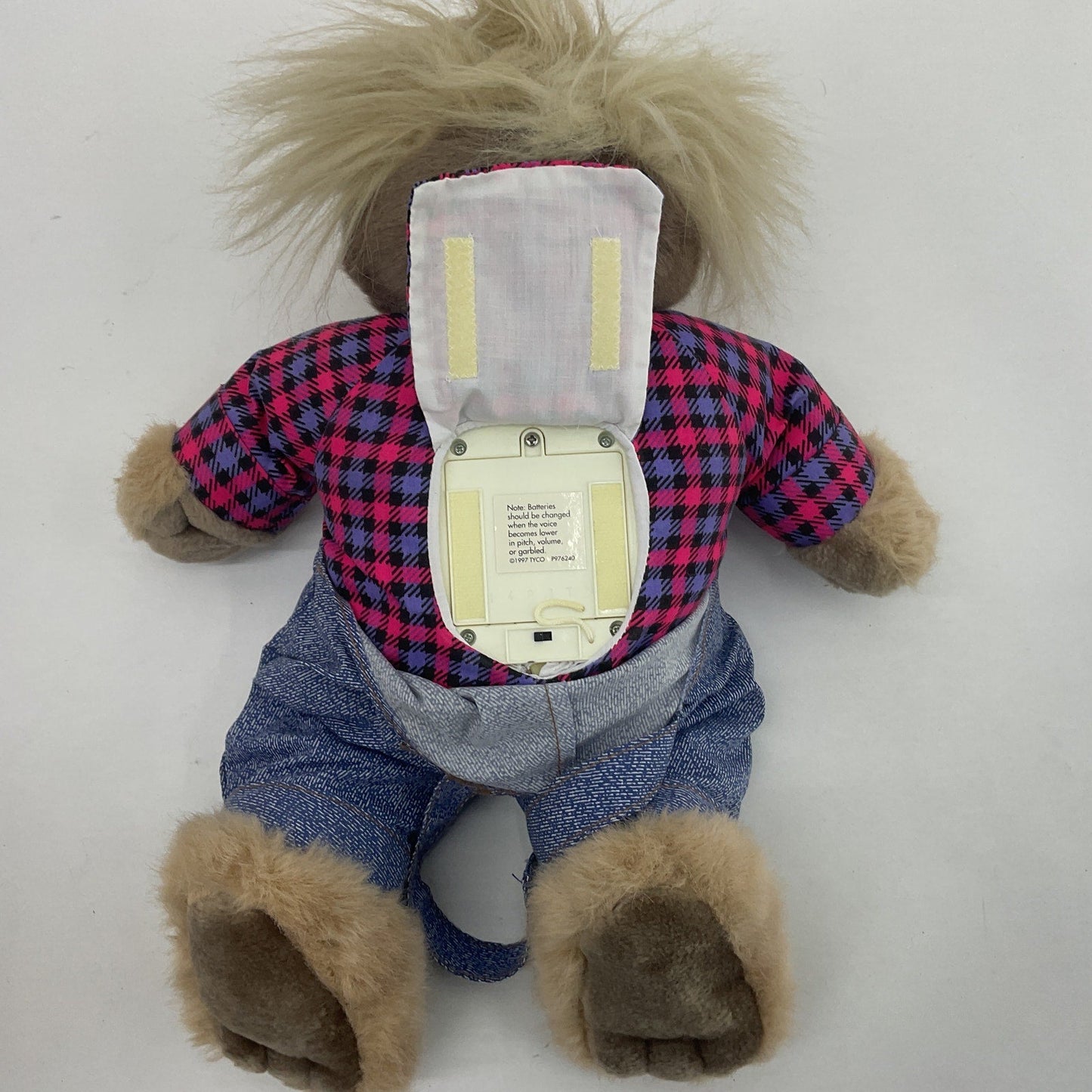 Vintage UNTESTED Preowned Real Talkin Bubba Brown Stuffed Toy SOLD AS IS - Warehouse Toys