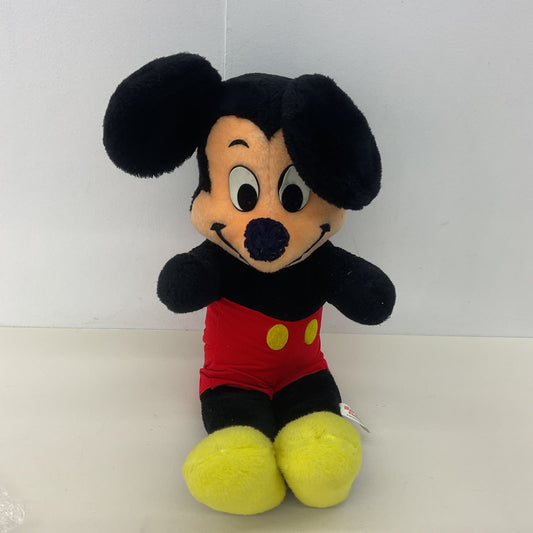 Vintage Walt Disney Character Classic Mickey Mouse 1970s Large Plush Doll - Warehouse Toys