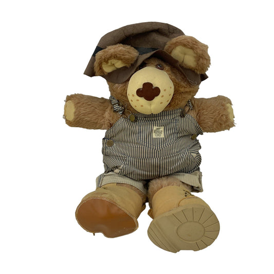 Vintage Xavier Roberts CPK Country Home Furskins Teddy Bear Plush Doll Stuffed - Warehouse Toys