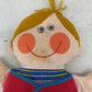 VTG 1970 Playskool Orange Stuffed Animal Plush Educational Teaching Doll - Warehouse Toys