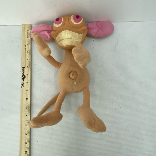 VTG 1990s Nickelodeon Ren & Stimpy Ren Hoeck Plush Doll Rubber Head Used - Warehouse Toys