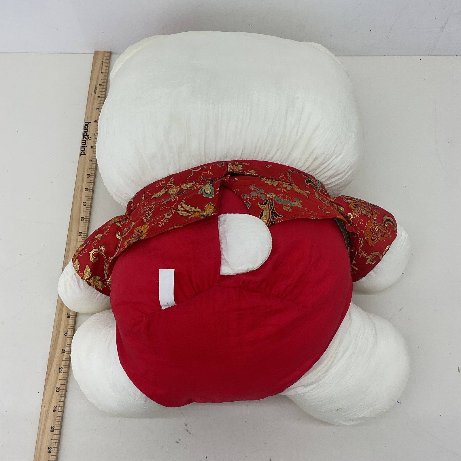 VTG 1996 Sanrio Hello Kitty White Red Plush Toy Cat Stuffed Animal 90s - Warehouse Toys