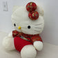 VTG 1996 Sanrio Hello Kitty White Red Plush Toy Cat Stuffed Animal 90s - Warehouse Toys