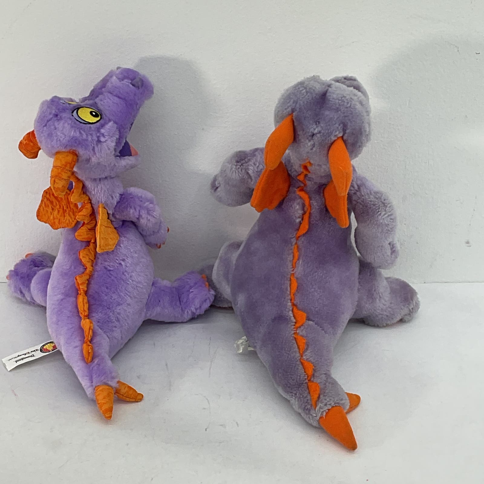 VTG 80s LOT 2 Disney World Epcot Center Figment Dragon Mascot Plush Dolls Toys - Warehouse Toys