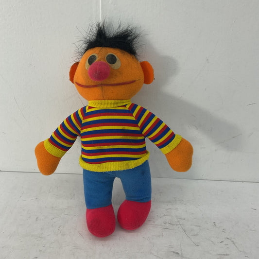 VTG 80s Sesame Street Playskool Ernie Plush Doll Stuffed Animals - Warehouse Toys