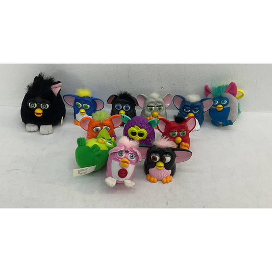 VTG 90s LOT of 12 McDonald's Furby Furbies Happy Meal Action Toy Figure - Warehouse Toys