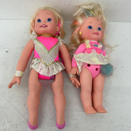 VTG 90s Penni Secrets Jennie Gymnast Mattel Pink Play Doll Lot Dolls 1993 - Warehouse Toys