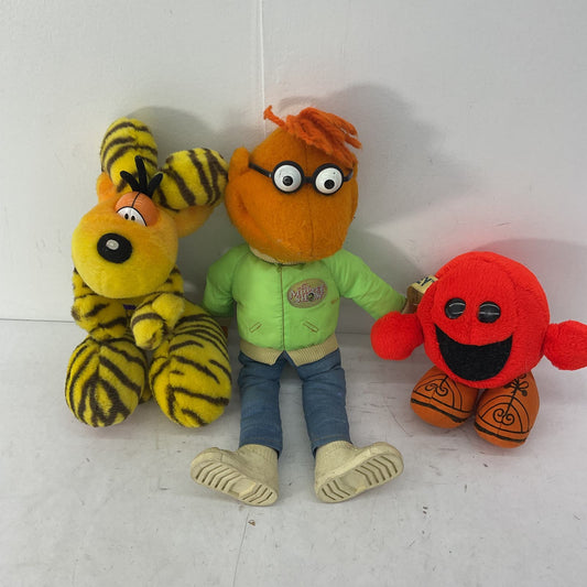 VTG LOT 3 Plush Dolls Muppets Scooter Mr. Men Mr Noisy Knickerbocker Diddl Mouse - Warehouse Toys