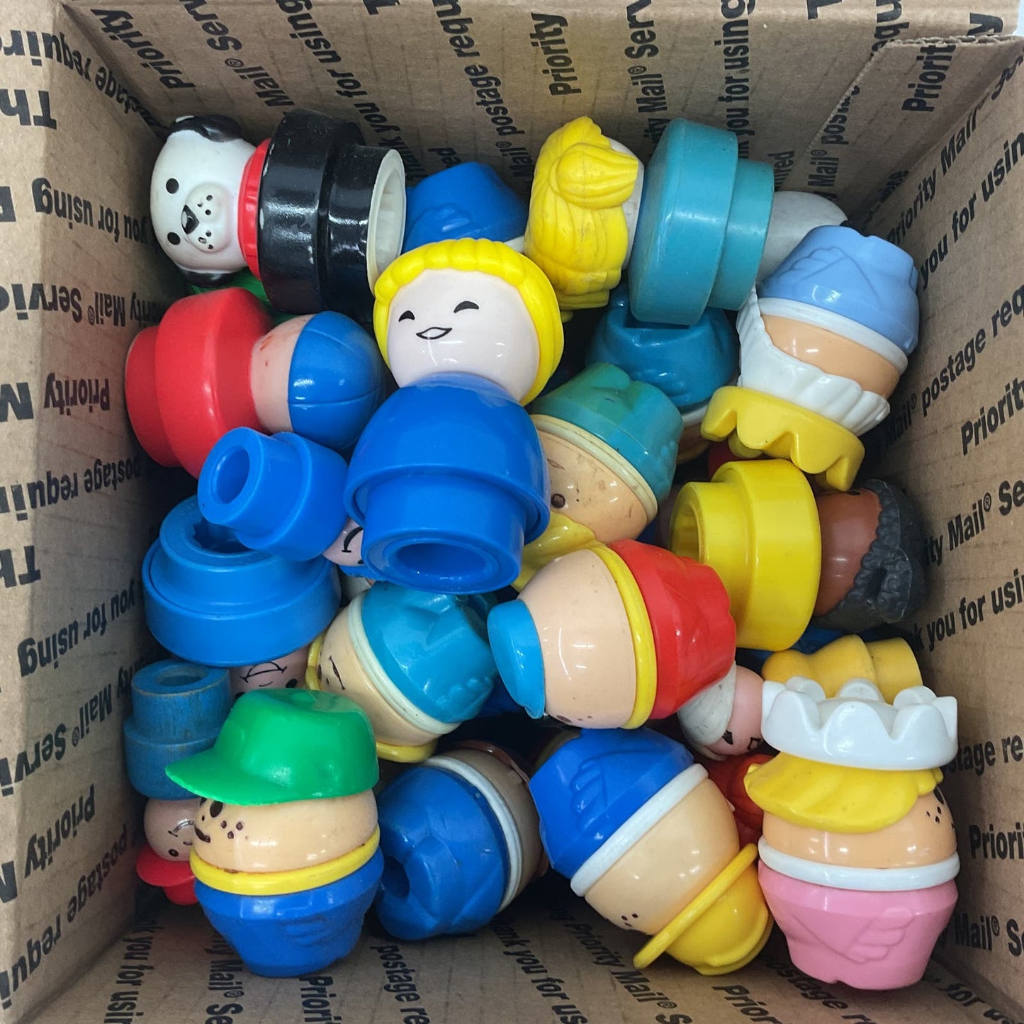 VTG LOT Fisher Price Little People Playskool Playmates Weebles Preschool Figures - Warehouse Toys