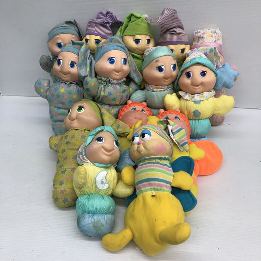 VTG LOT of 14 Playskool & Others GloWorm Light Up Plush Dolls Butterfly Soma - Warehouse Toys