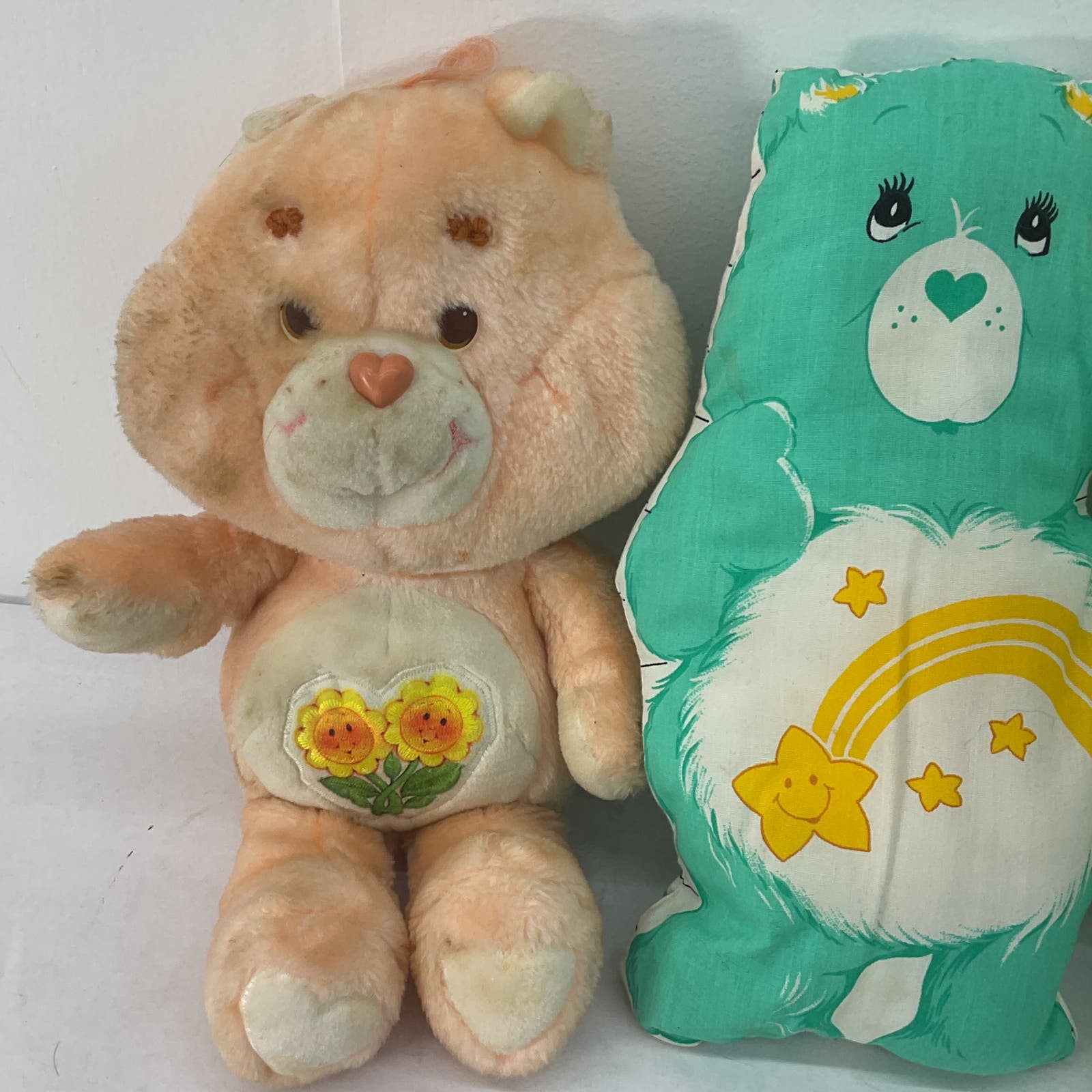 VTG LOT of 3 Care Bears Stuffed Plush Bear Animal Toy Dolls Used - Warehouse Toys