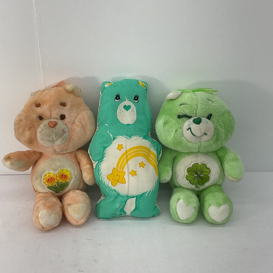 VTG LOT of 3 Care Bears Stuffed Plush Bear Animal Toy Dolls Used - Warehouse Toys