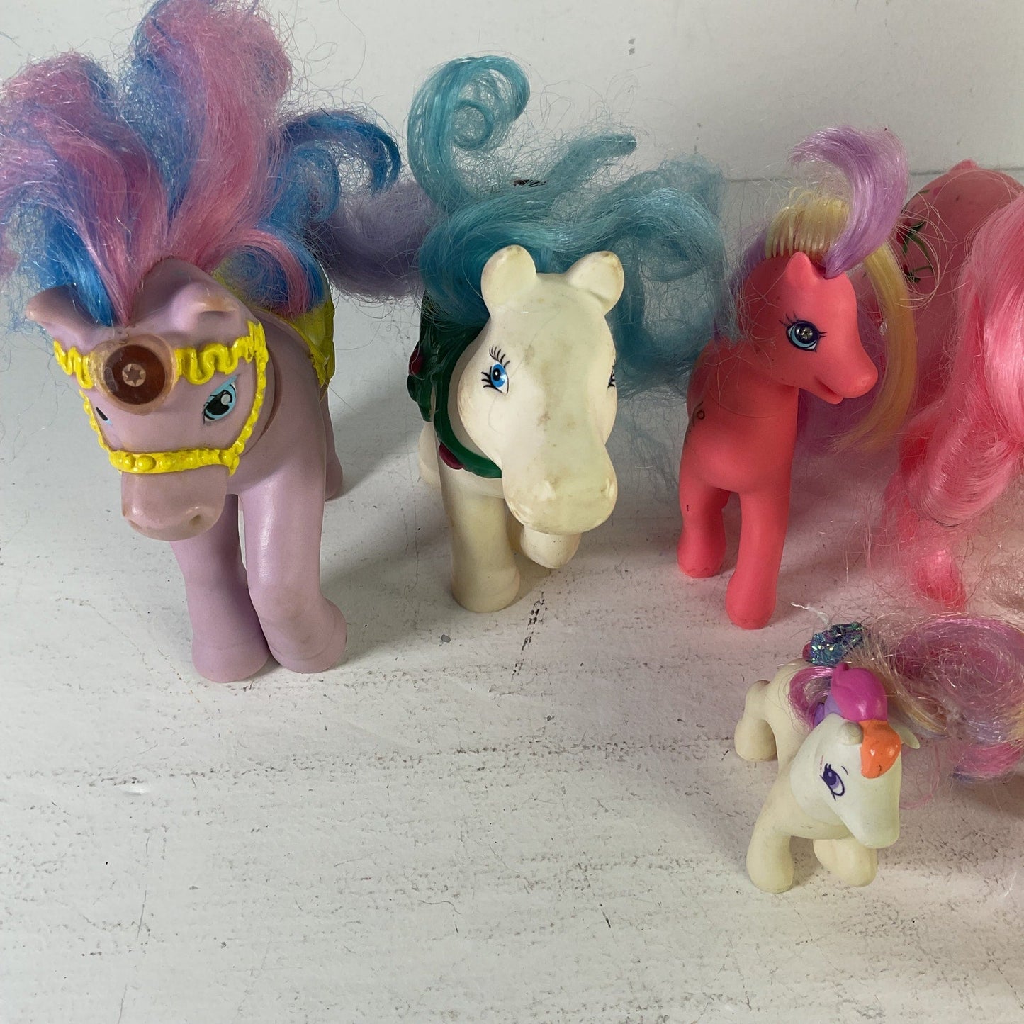 VTG Lot of 8 Various Pony Toys Lot My Little Pony Toy Animal Figure - Warehouse Toys