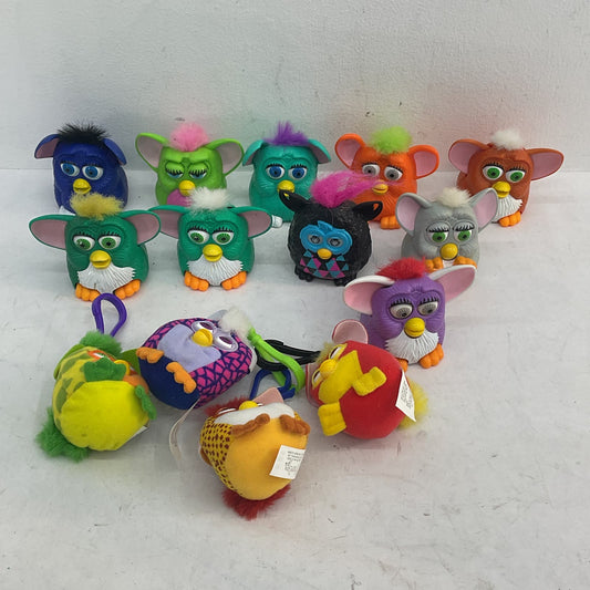 VTG LOT Used McDonalds Happy Meal Furby Furbies Toy Figures 1990s Plush Keychain - Warehouse Toys