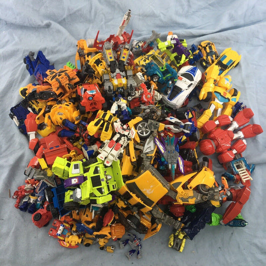 VTG Modern 44lb LOT Transformers Optimus Prime Robot Vehicle Action Figure Toys - Warehouse Toys