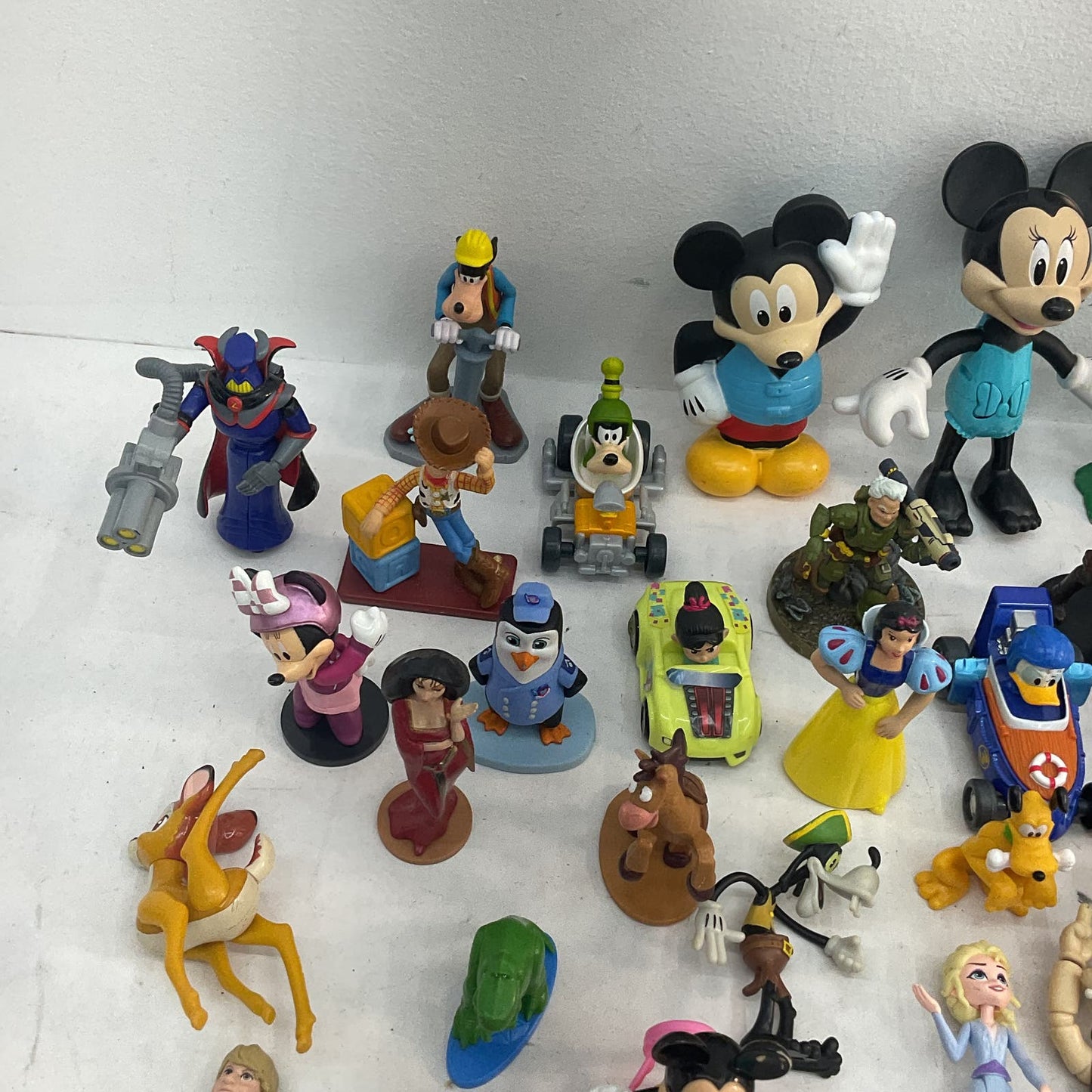 VTG & Modern Disney Character Toy Figures Cake Toppers Mickey Princesses Used - Warehouse Toys