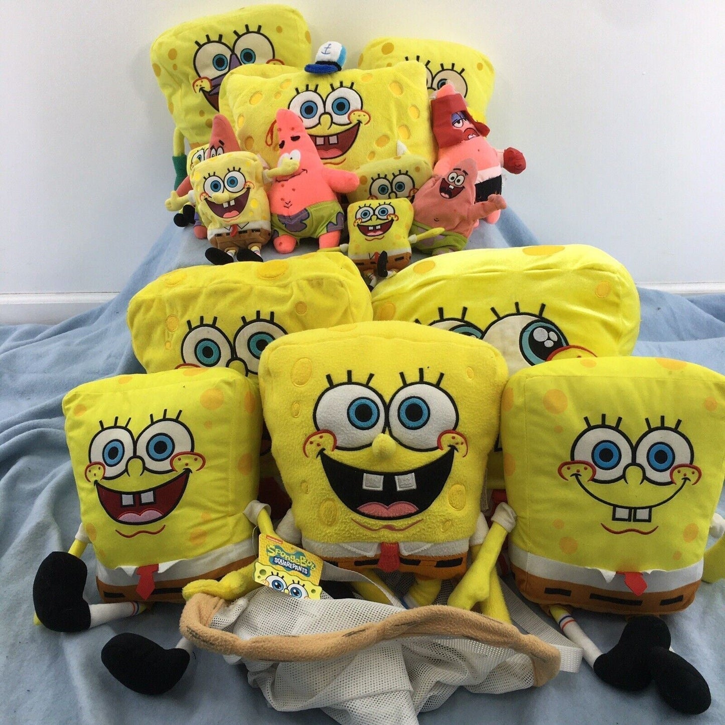 VTG & Modern LOT 15 SpongeBob SquarePants Patrick Nickelodeon TY Plush Toys - Warehouse Toys