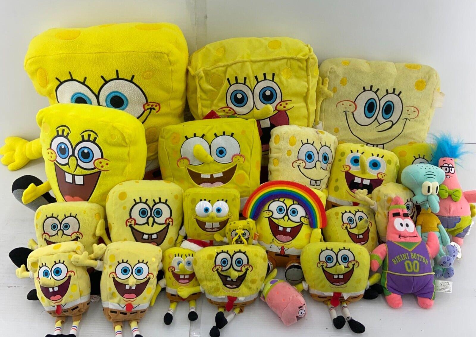 VTG & Modern LOT 24 SpongeBob SquarePants Patrick Nickelodeon TY Plush Toys Used - Warehouse Toys