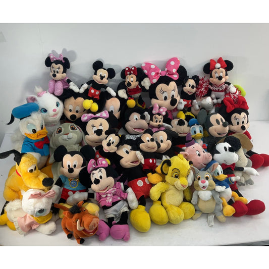 VTG & Modern LOT Disney Character Plush Dolls Mickey Minnie Lion King Simba - Warehouse Toys