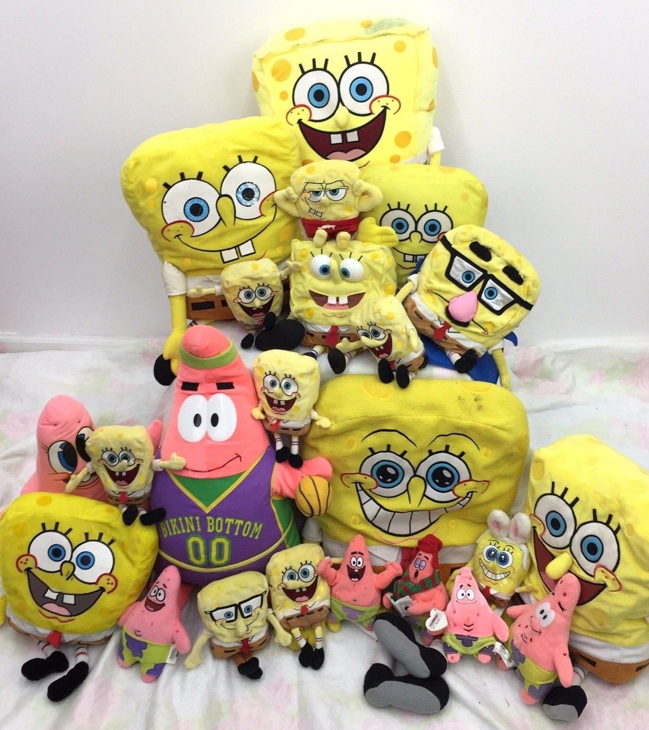 VTG & Modern LOT of 20 SpongeBob SquarePants Patrick Star Plush Nickelodeon - Warehouse Toys