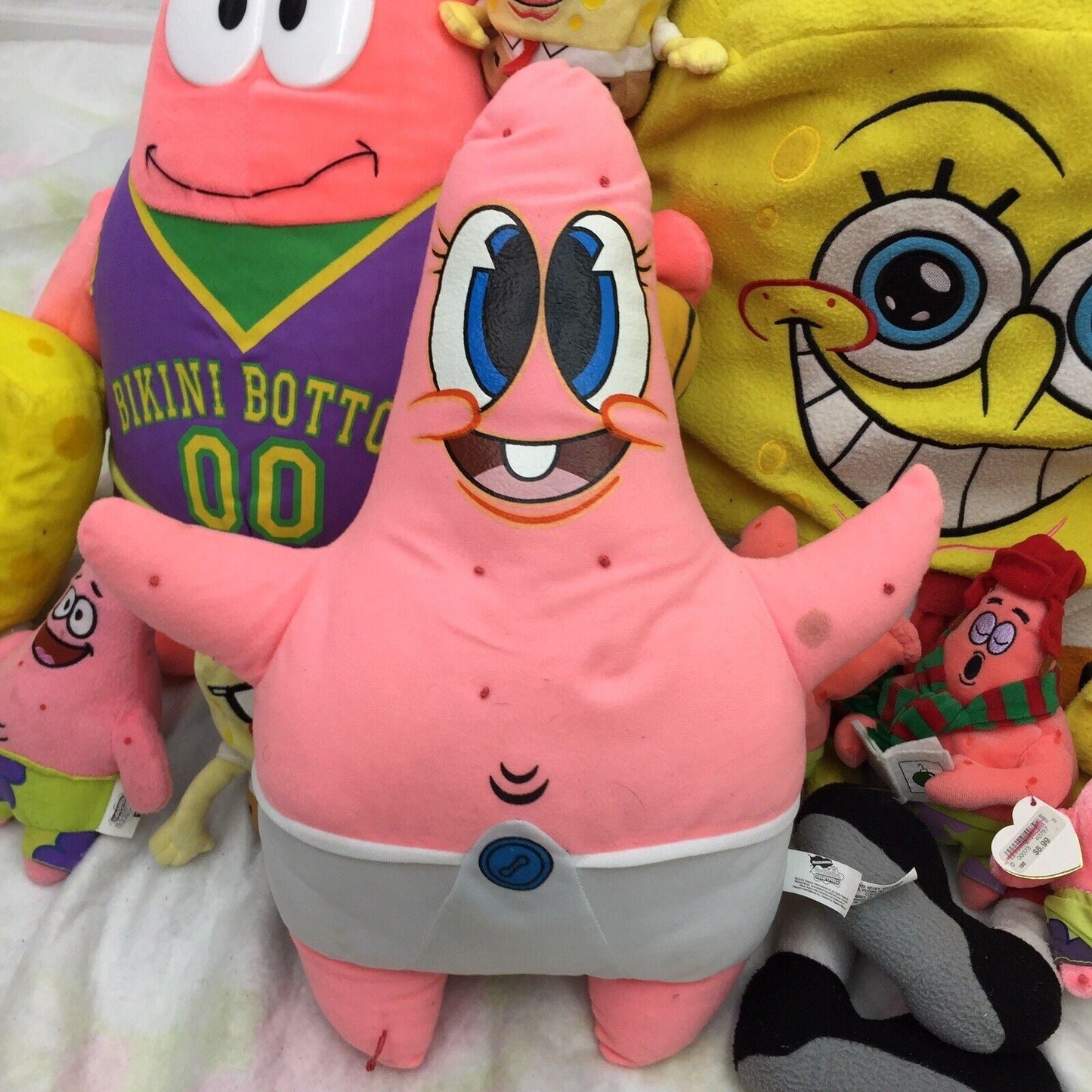 VTG & Modern LOT of 20 SpongeBob SquarePants Patrick Star Plush Nickelodeon - Warehouse Toys