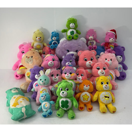 VTG & Modern LOT TCFC Kenner Care Bears Plush Dolls Pink Blue Green Good Luck - Warehouse Toys