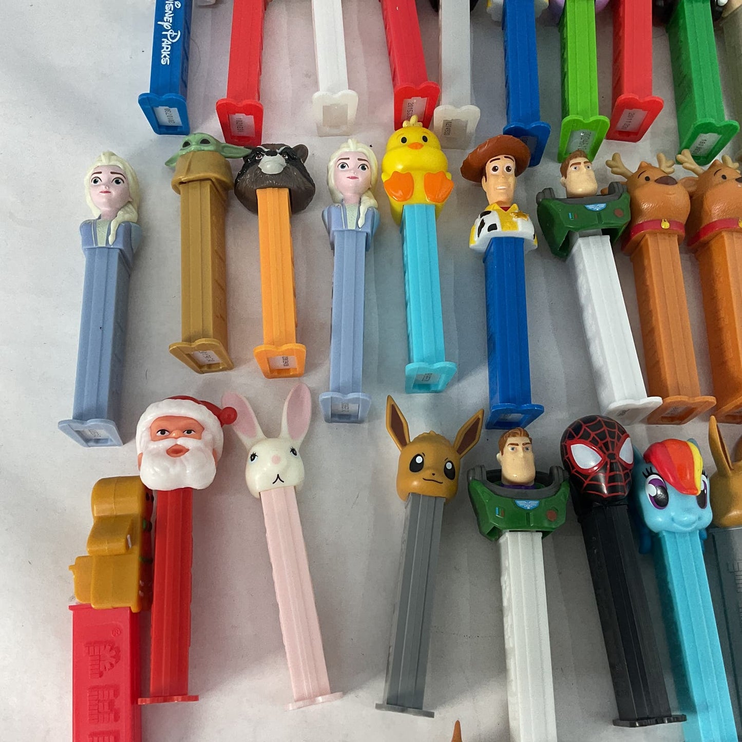 VTG & Modern LOT Used Pez Candy Dispensers Toy Figures Holiday Xmas Characters - Warehouse Toys