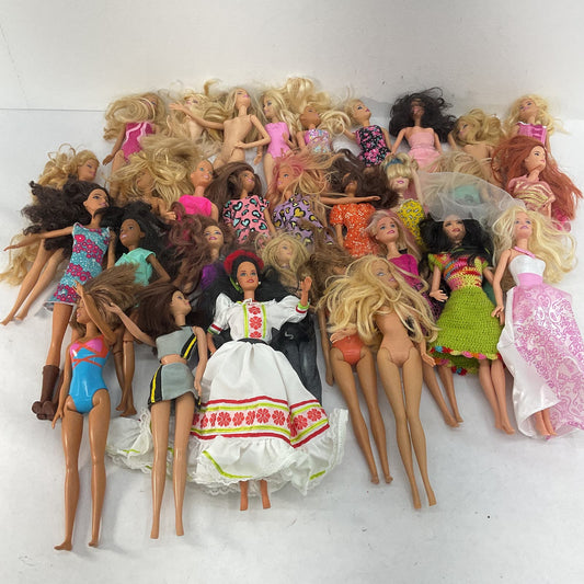 VTG & Modern Mattel Barbie & Others Loose Fashion Dolls Mixed Used - Warehouse Toys