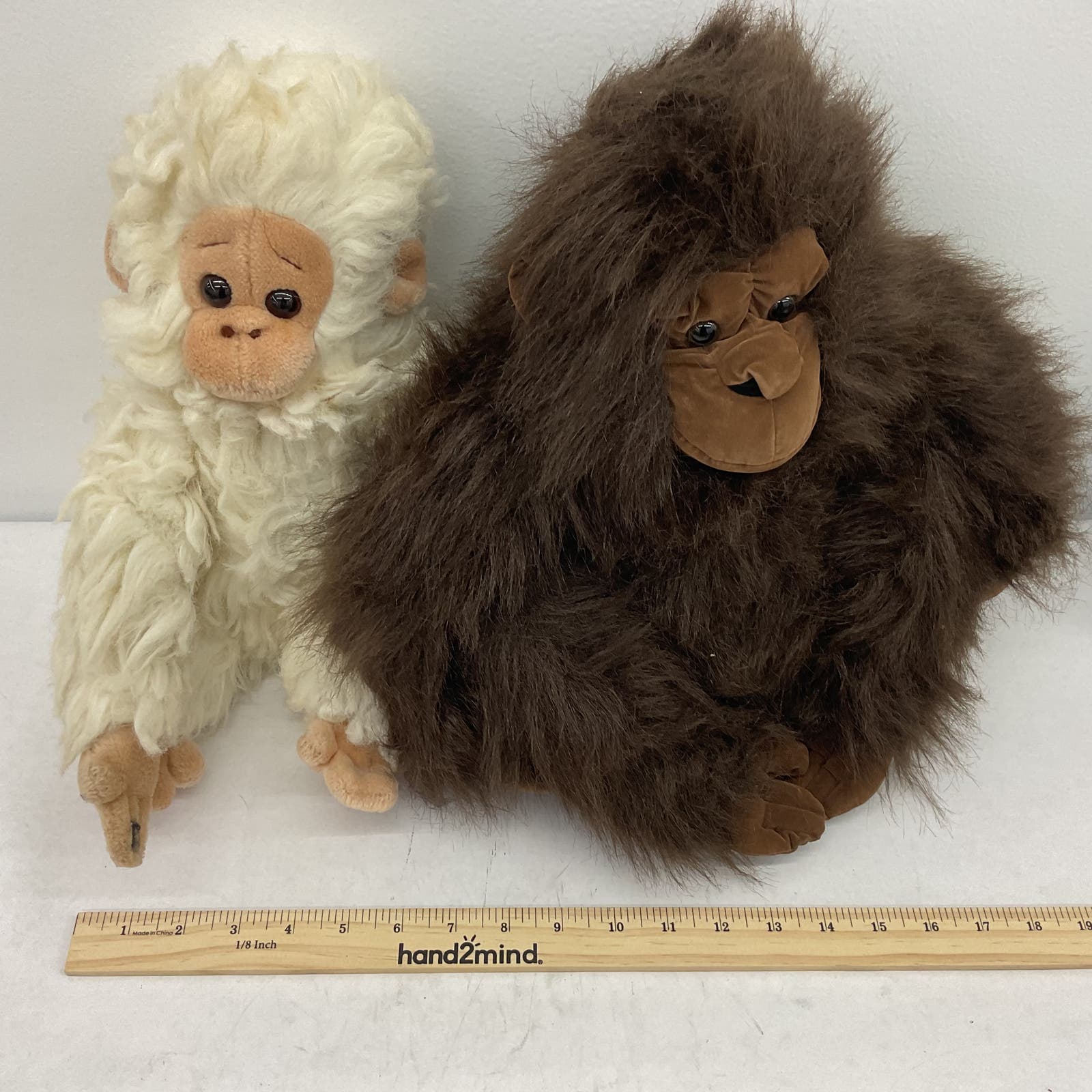 VTG Monkey Plush Lot Pier 1 Imports Brown Stuffed Animals - Warehouse Toys