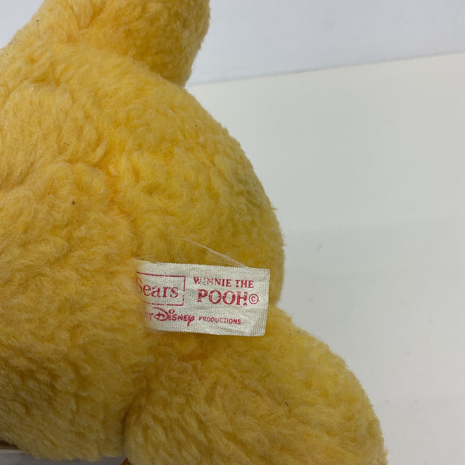 VTG Sears Disney Winnie The Pooh Orange Stuffed Animal - Preowned - Warehouse Toys