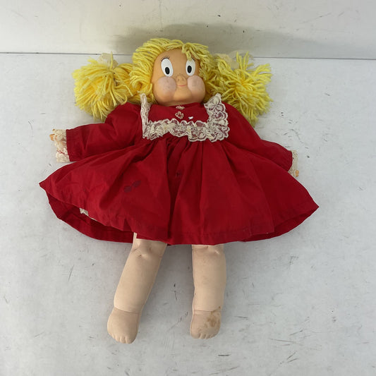 VTG Tammy Faye Bakker Christian Character Susie Moppett Plush Doll Toy 80s - Warehouse Toys