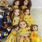 VTG Disney LOT 66 Beauty & The Beast Belle Adam Cogsworth Plush Toys Figures - Warehouse Toys