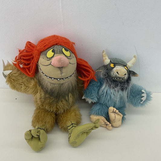 Where the Wild Things Are Character Plush LOT 2 Monsters Cuddly Stuffed Toys - Warehouse Toys