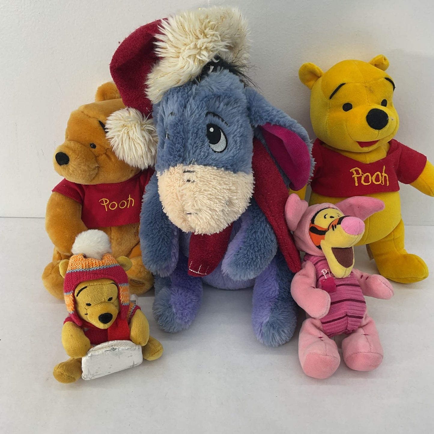 Winnie The Pooh Plush Toy Lot Eeyore Disney Tigger - Warehouse Toys