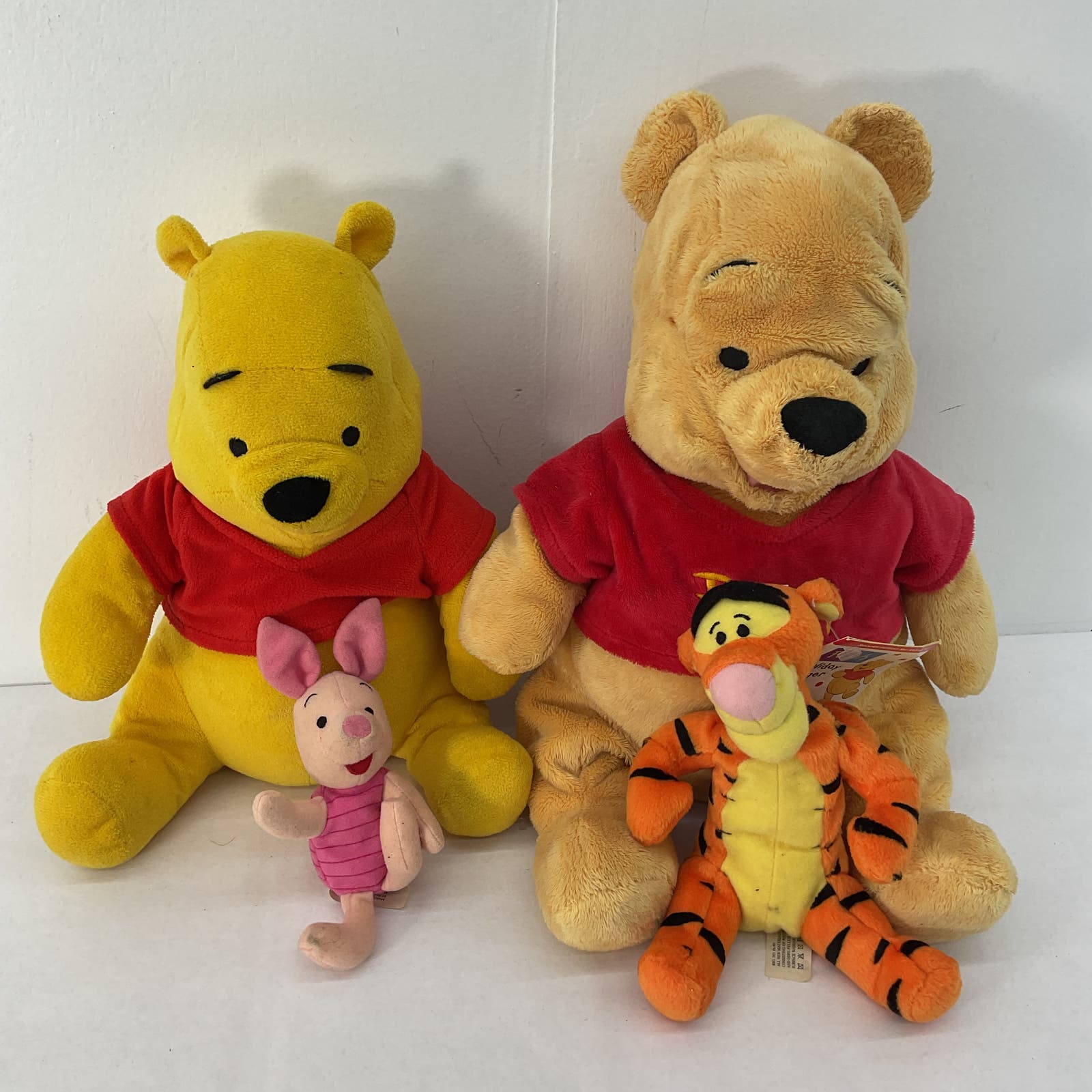 Winnie The Pooh Stuffed Animal Toy Lot Piglet Tigger Disney - Warehouse Toys