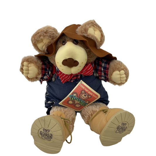 Xavier Roberts Brown Country Bear Plush Teddy in Outfit CPK Vintage 1980s - Warehouse Toys