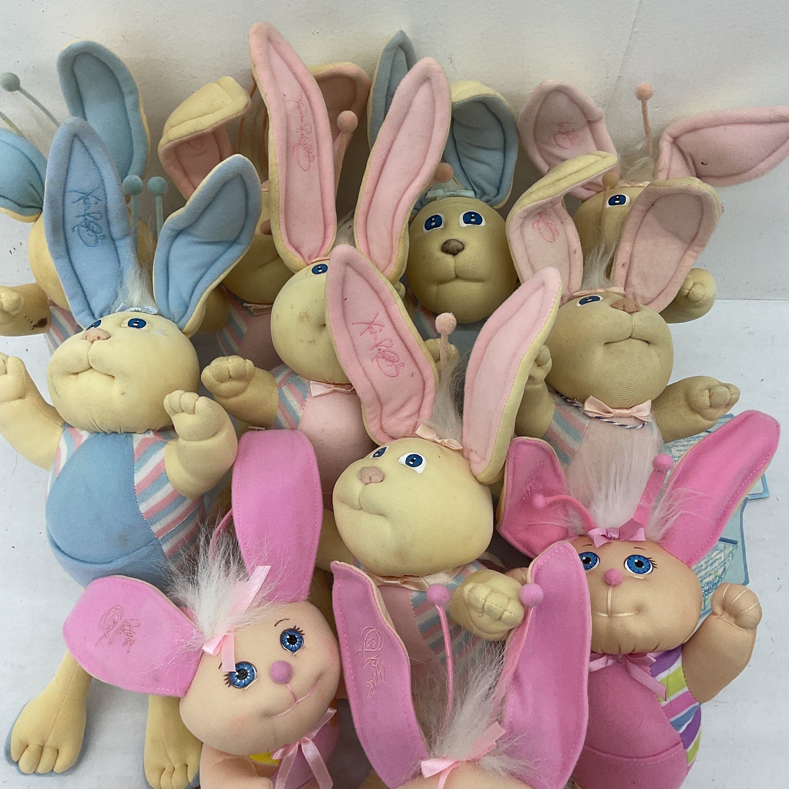 Xavier Roberts CPK Bunny Bees Pink Blue w/ Wings Plush Dolls Stuffed Toy LOT - Warehouse Toys