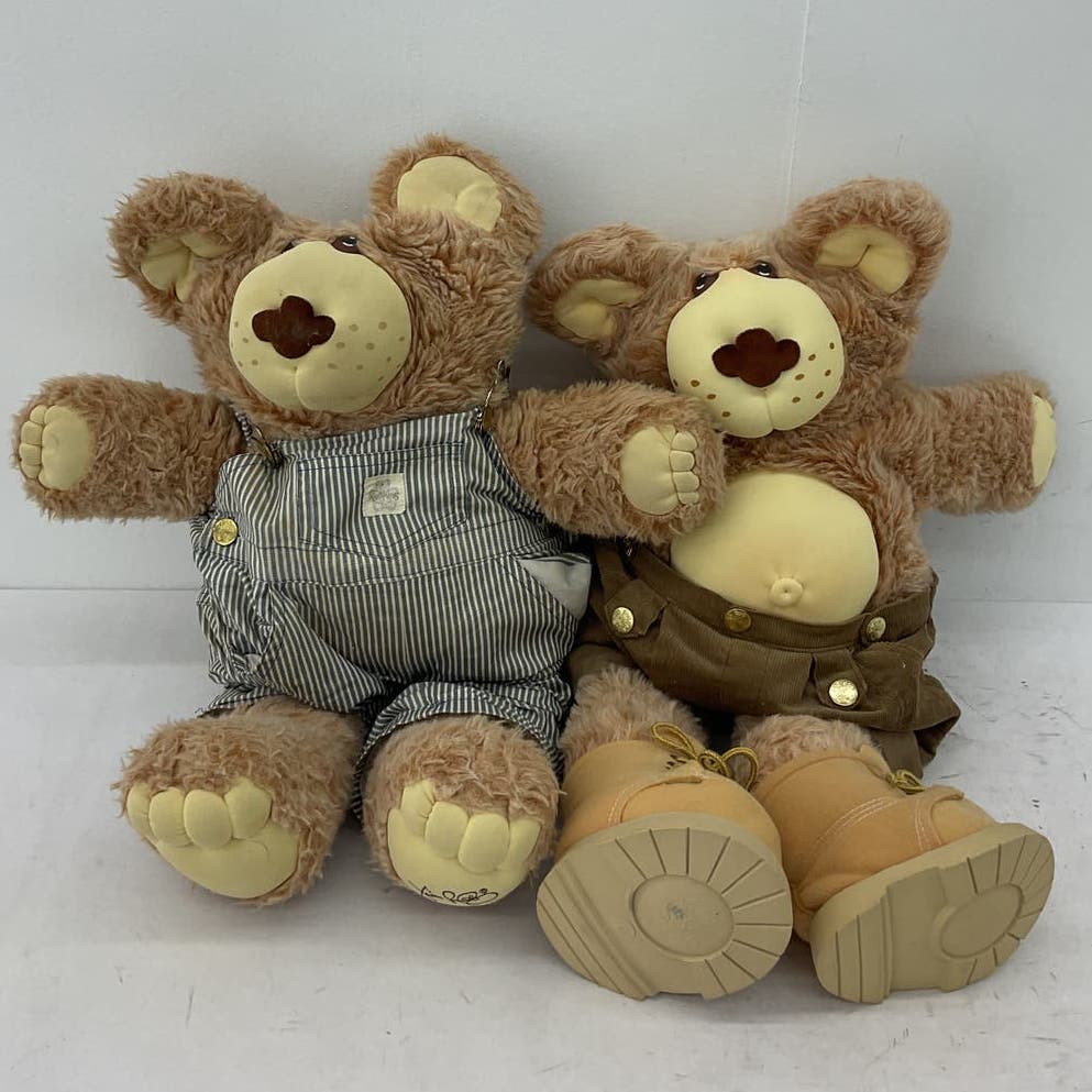 Xavier Roberts Furskins Bear Vintage 80s Stuffed Animal Lot - Warehouse Toys