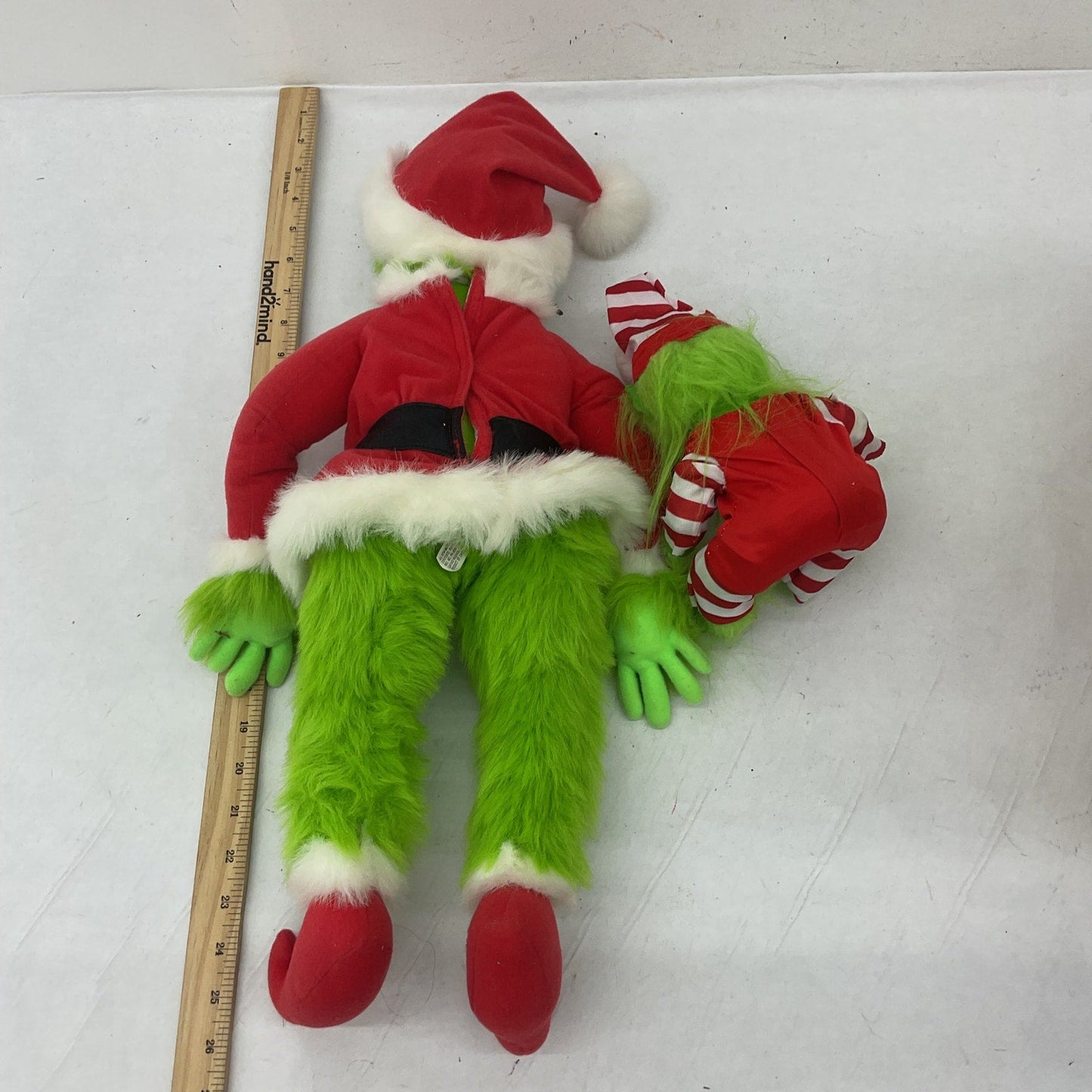 Xmas Grinch Who Stole Xmas Plush Doll Rubber Face & Ghost of Xmas Past Baby Doll - Warehouse Toys