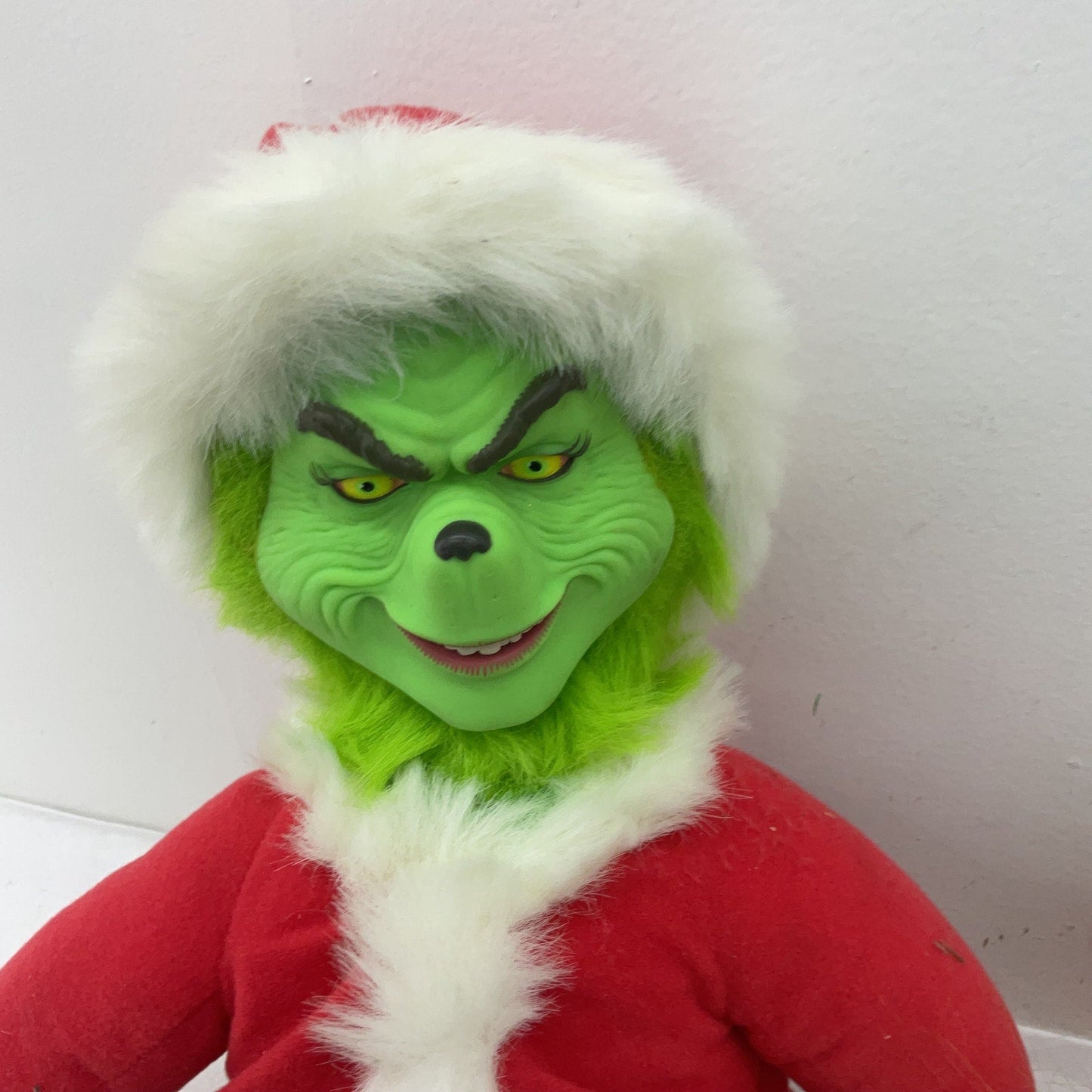 Xmas Grinch Who Stole Xmas Plush Doll Rubber Face & Ghost of Xmas Past Baby Doll - Warehouse Toys