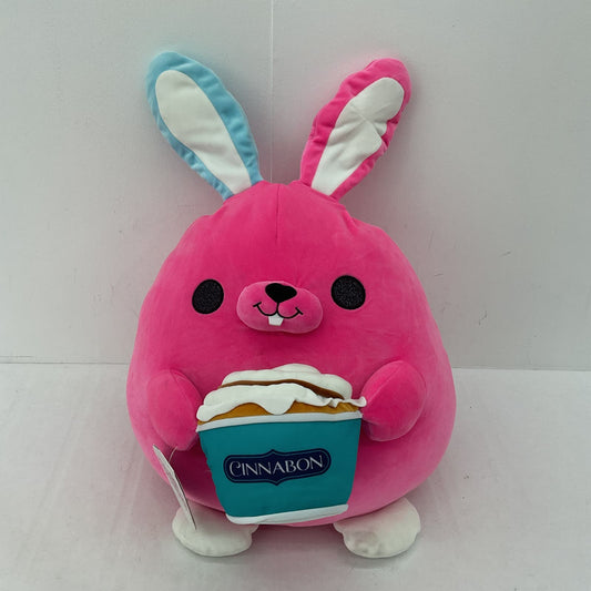 Zuru Snackers Cinnabon Pink Stuffed Animal Bunny Plush Toy - Warehouse Toys