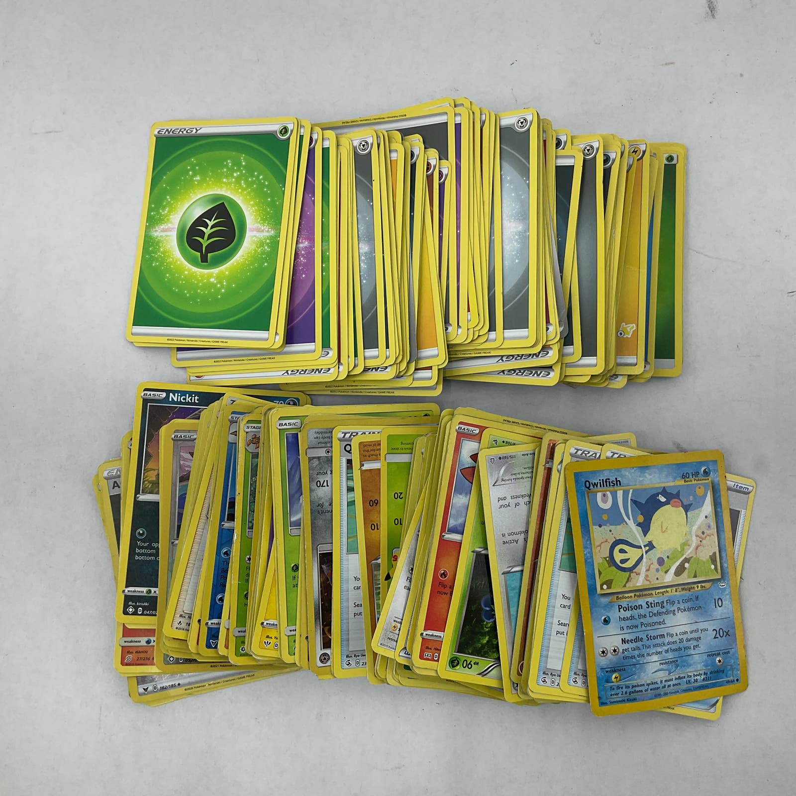 11 oz Mixed LOT Pokemon TCG Expanded Legacy Collectible Trading Card Lot - Warehouse Toys