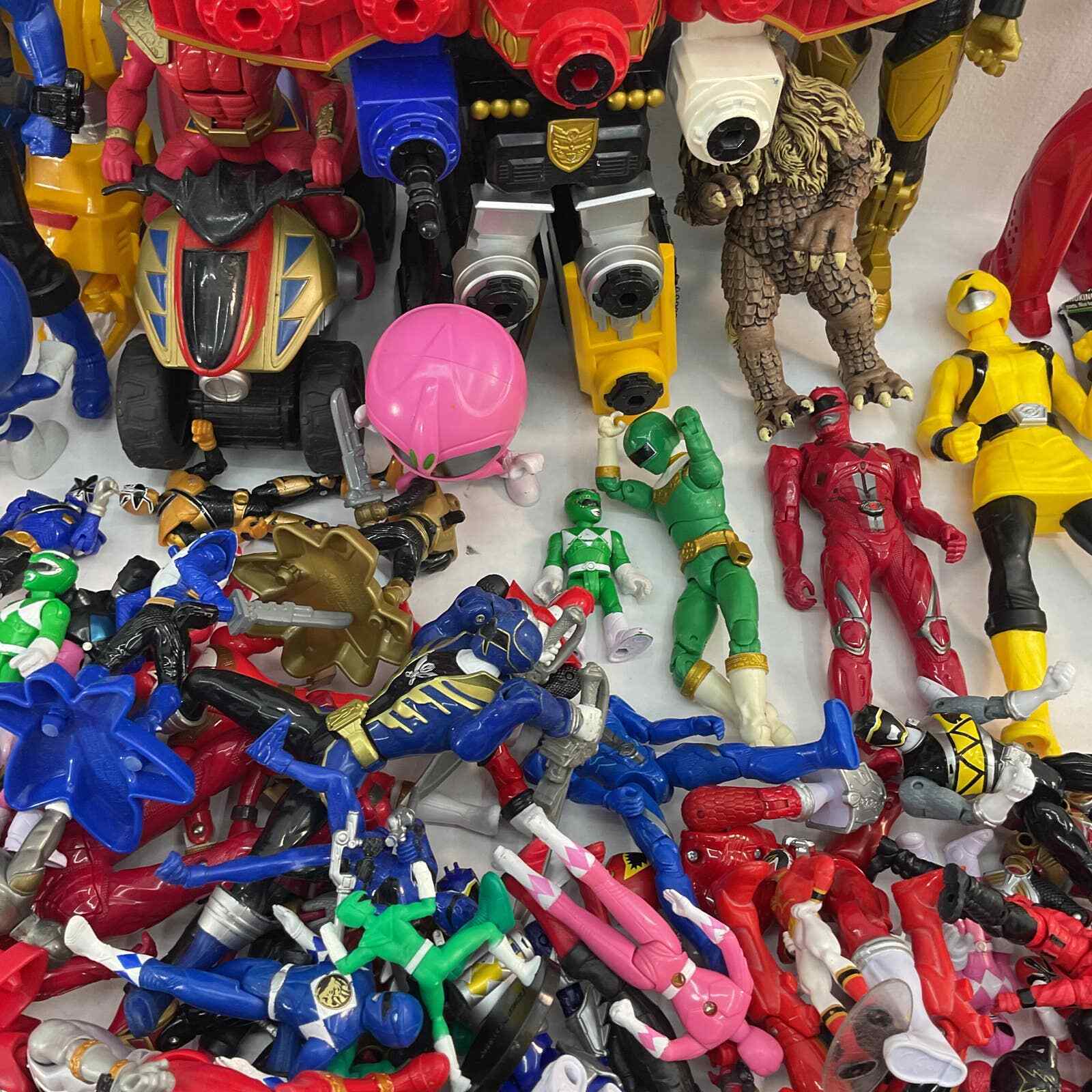 15 lbs Mixed LOT of Power Rangers Action Figures Toys Collection Mighty Morphin - Warehouse Toys