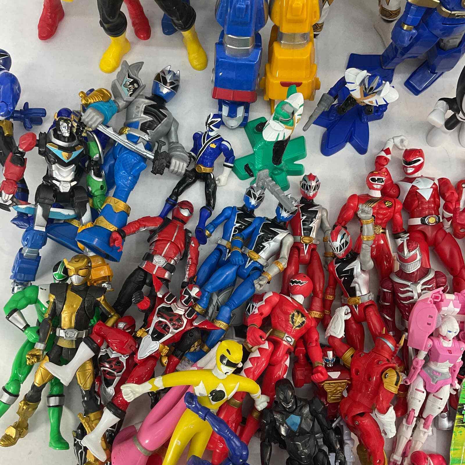 18 lbs Mixed LOT of Power Rangers Action Figures Toys Collection Mighty Morphin - Warehouse Toys