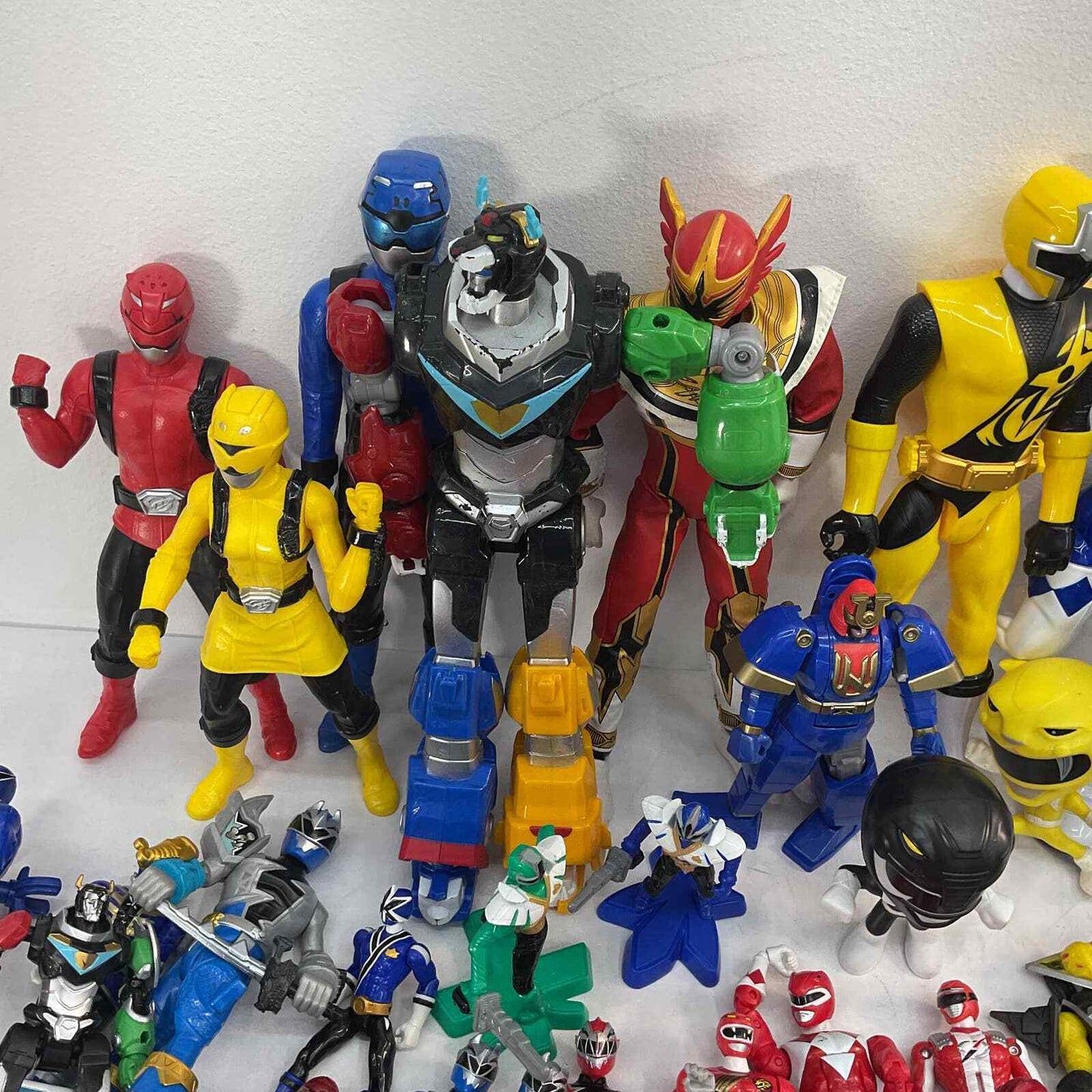 18 lbs Mixed LOT of Power Rangers Action Figures Toys Collection Mighty Morphin - Warehouse Toys