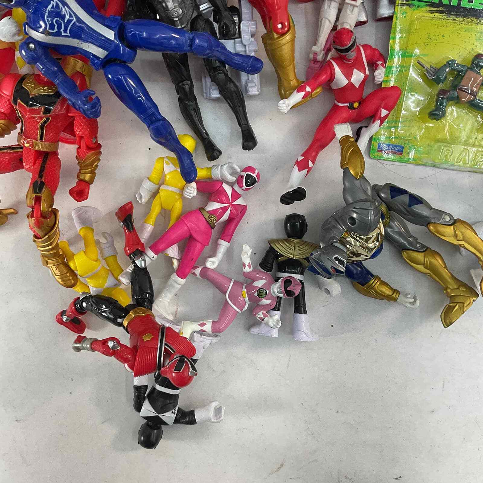 18 lbs Mixed LOT of Power Rangers Action Figures Toys Collection Mighty Morphin - Warehouse Toys